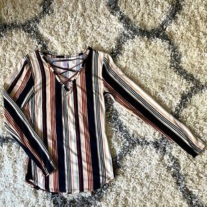 Long Sleeve Stripe Shirt